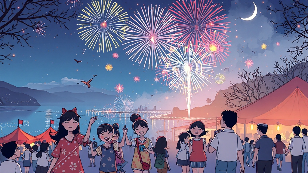 지역 경제 활성화 기대 (cartoon 스타일)