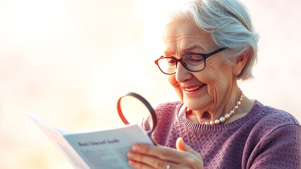 기초연금 인상 및 조건 완화 (watercolor 스타일)