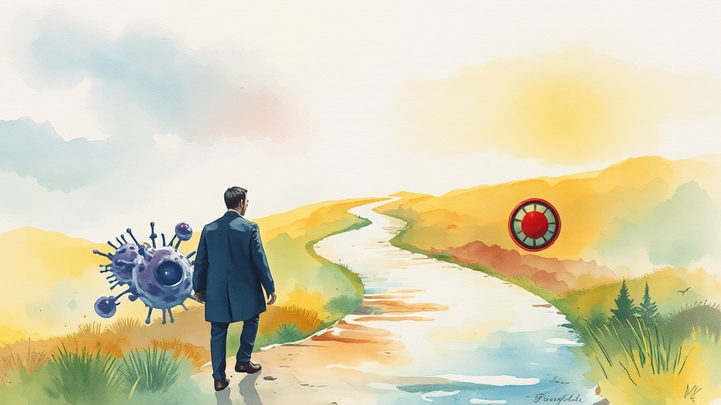 암보험, 왜 필요할까요? (watercolor 스타일)