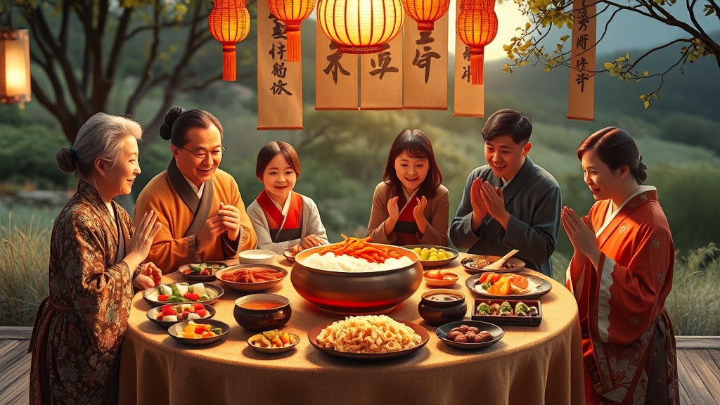 주의해야 할 추석 인사말 & 추천 문구 (realistic 스타일)