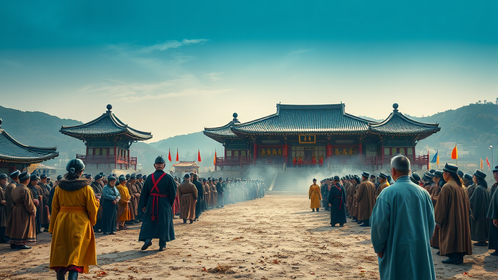 단종제, 단순한 축제를 넘어 삶의 의미를 찾다 (realistic 스타일)