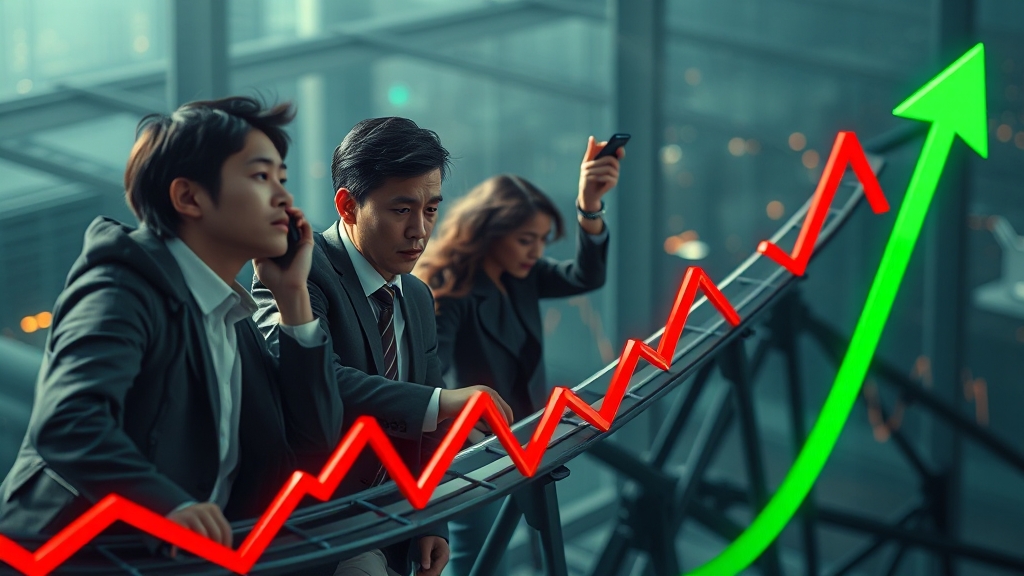 최근 주가 흐름, 어떻게 봐야 할까? (realistic 스타일)