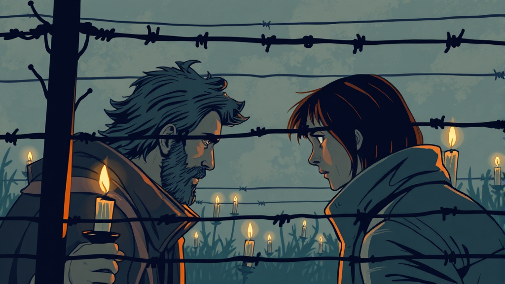 폐지 논란, 왜 뜨거울까요? (illustration 스타일)