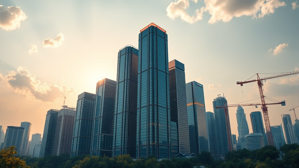 최근 실적 및 전망 (realistic 스타일)