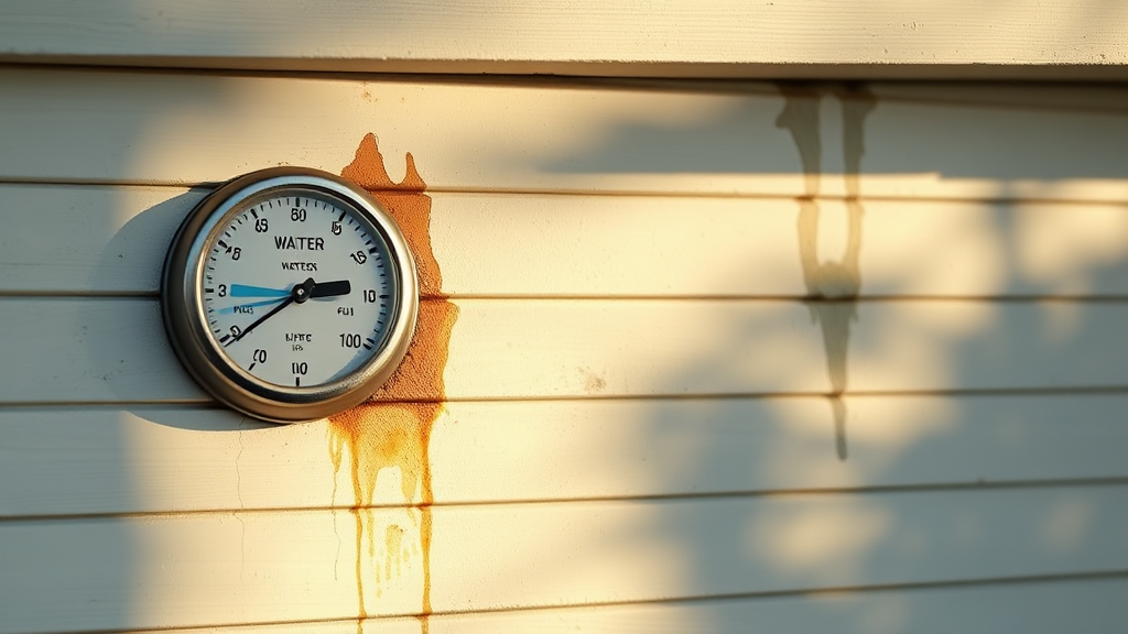 집에서 수도 누수 간편하게 점검하는 방법 (realistic 스타일)