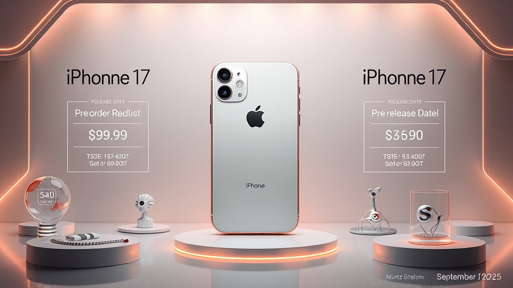 아이폰17 가격: 모델별 예상 가격 (illustration 스타일)