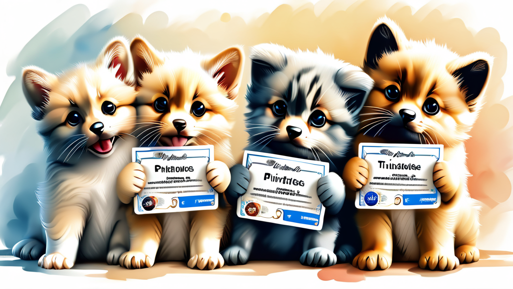 펫보험 가입 전 반드시 확인해야 할 사항 (watercolor 스타일)