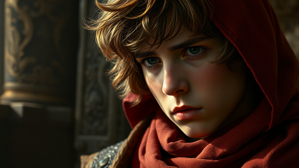 단종의 비극적인 생애 (realistic 스타일)