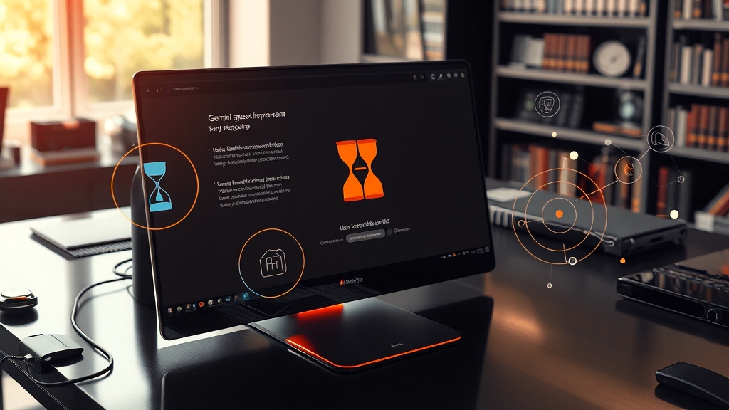 제미나이 속도 개선, 해결책은? (realistic 스타일)