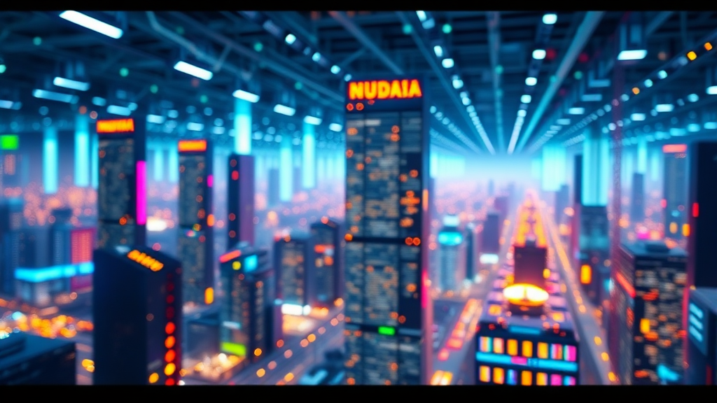 엔비디아 실적 분석: AI 붐의 현황과 전망 (realistic 스타일)