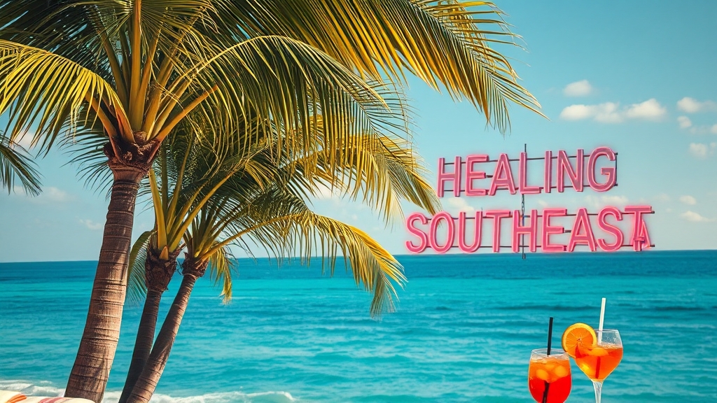 따뜻한 동남아로 떠나요! (realistic 스타일)