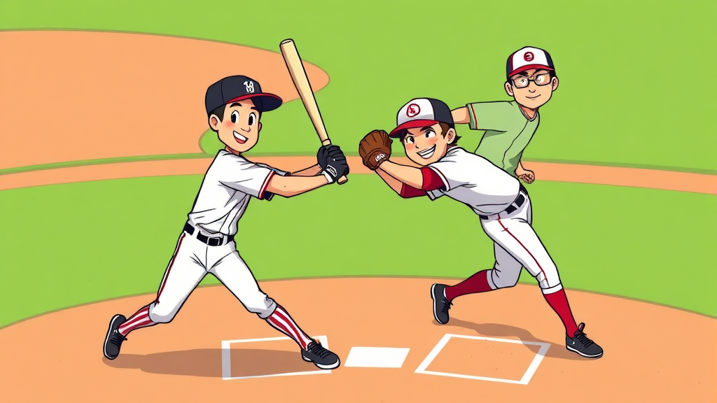 경기 내용 변화 분석 (cartoon 스타일)