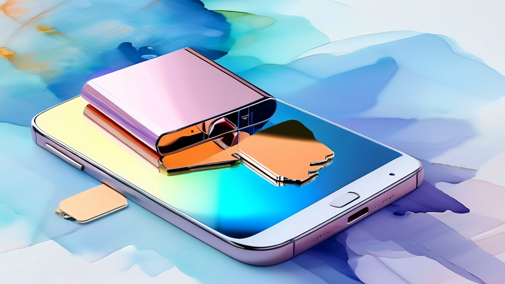 분실, 파손, 도난: 휴대폰 보험 보상 범위 비교 (watercolor 스타일)