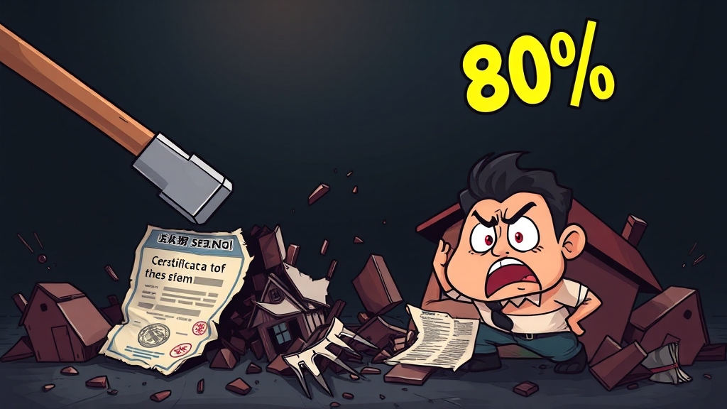 전세사기, 무엇일까요? (cartoon 스타일)
