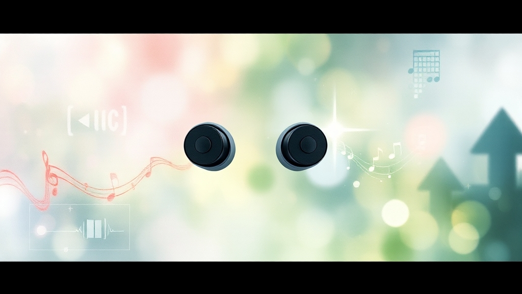 골전도 이어폰 원리 & 장단점 (watercolor 스타일)