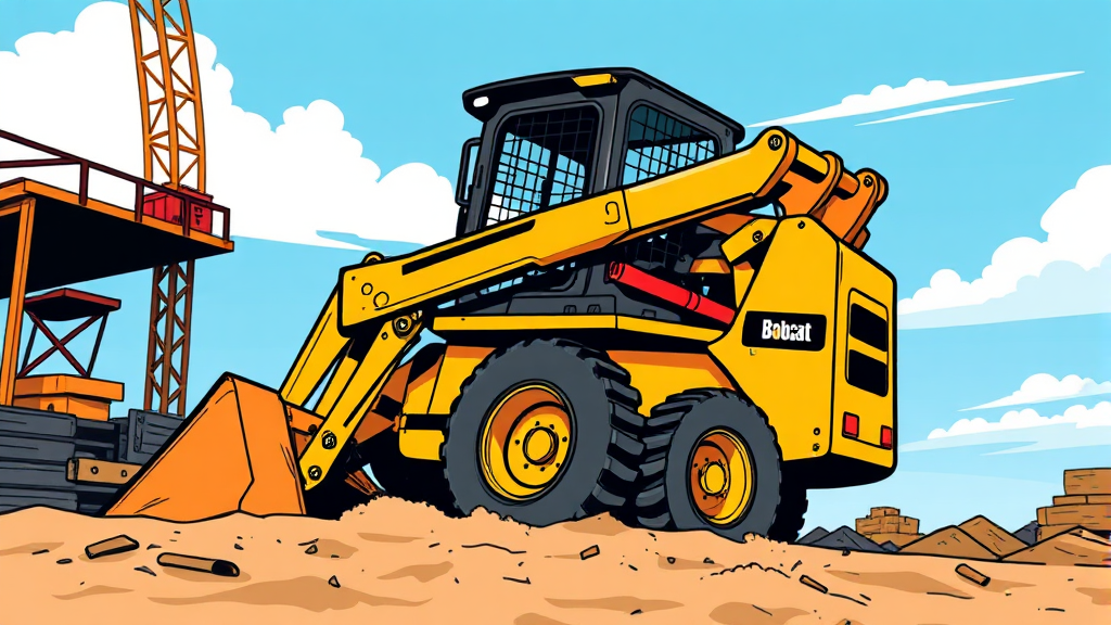 두산밥캣은 어떤 회사? (illustration 스타일)