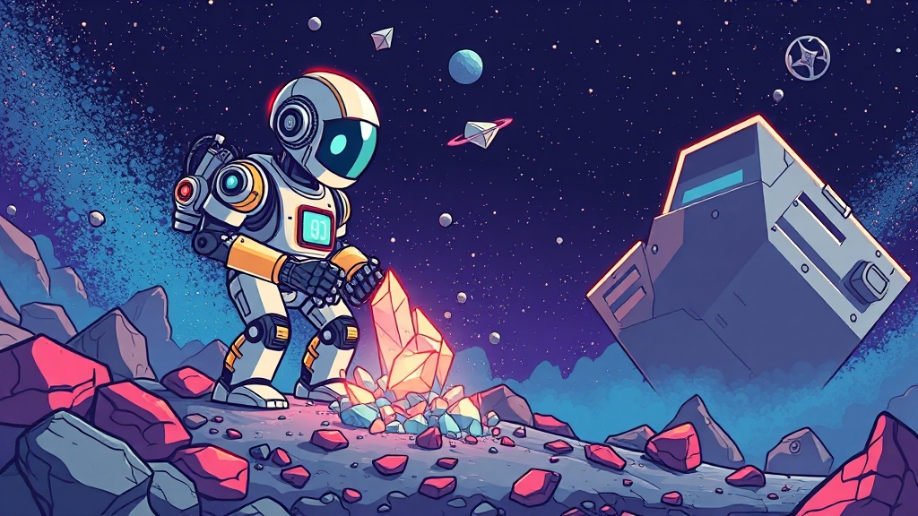 소행성 채굴 기술, 어디까지 왔나? (cartoon 스타일)