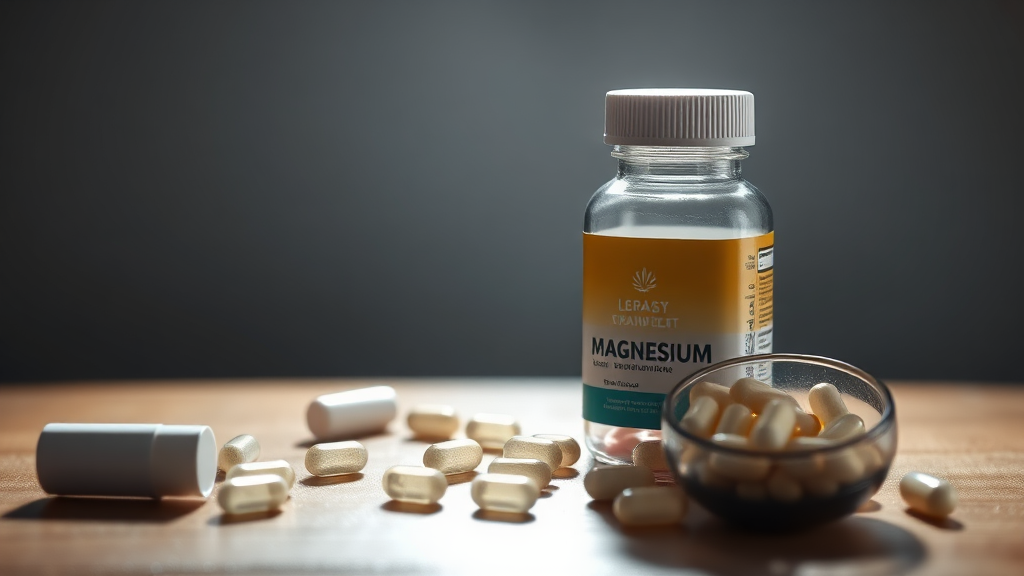 마그네슘, 왜 중요할까요? (realistic 스타일)