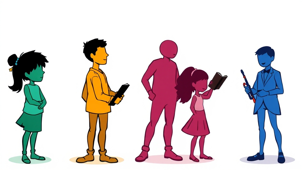 MBTI 연관성 및 한계점 (cartoon 스타일)