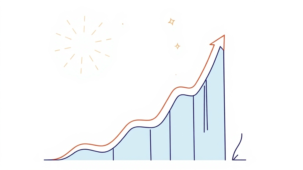 상장 추진: 배경 및 전망 (illustration 스타일)