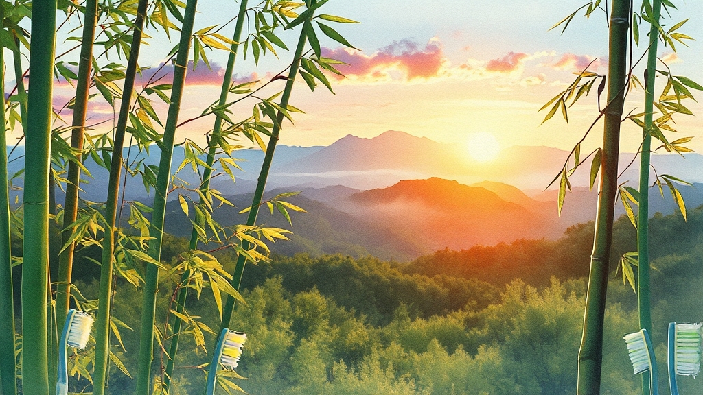 잇몸 질환별 칫솔 선택 (watercolor 스타일)