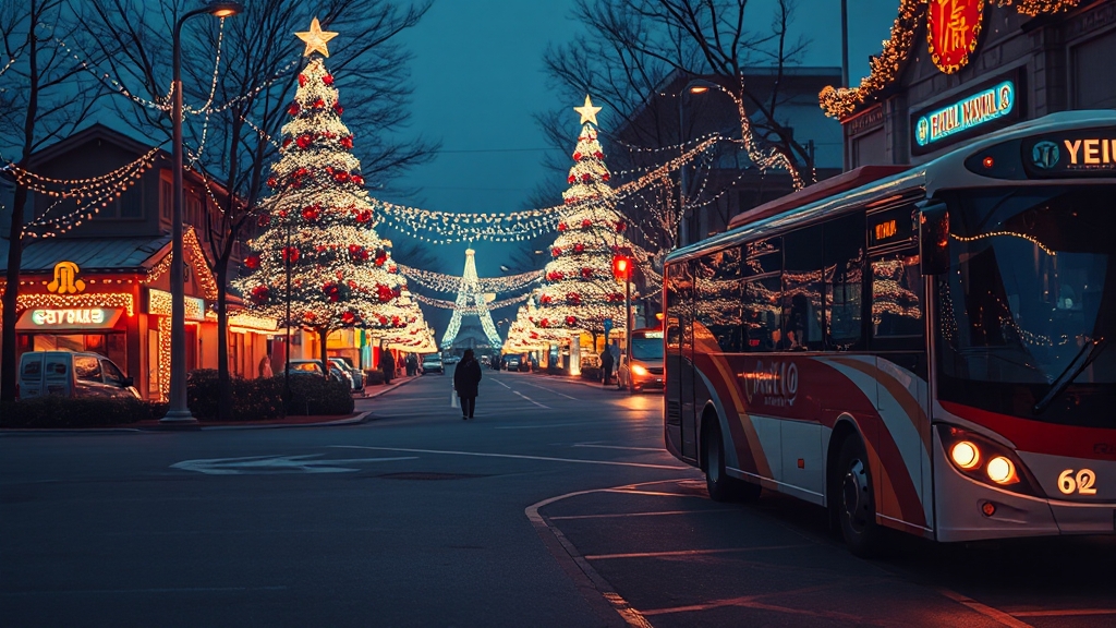 운영 시간 & 교통 정보 (realistic 스타일)