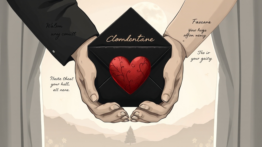 조의금 전달 시, 어떻게 말해야 할까? (illustration 스타일)