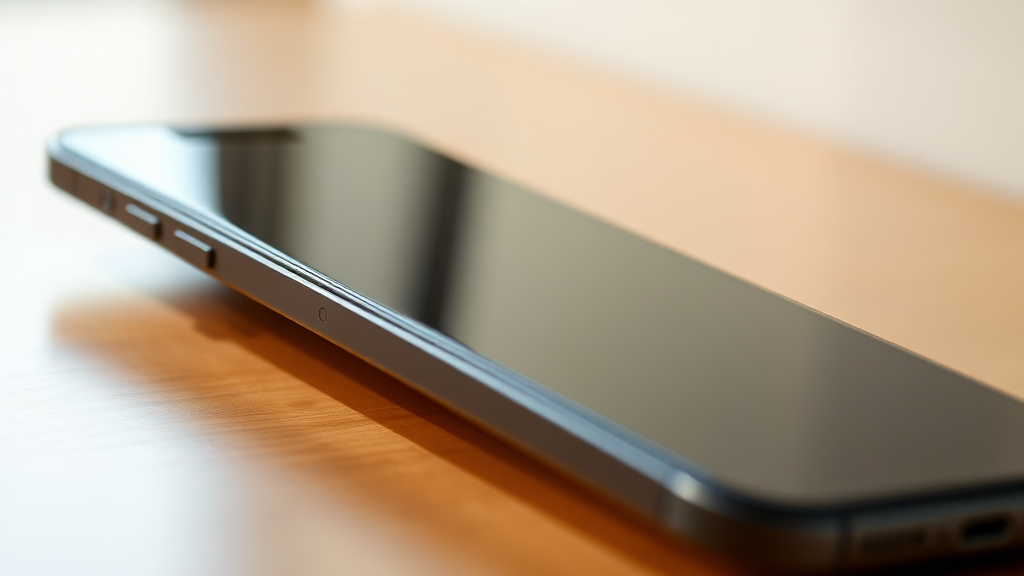 핵심 기술: 주름 없는 디스플레이 (realistic 스타일)