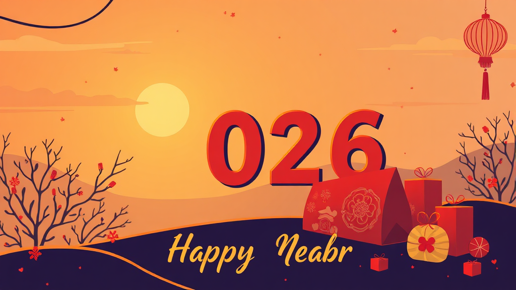 새해 인사말 이미지 & 메시지 활용 가이드 (illustration 스타일)