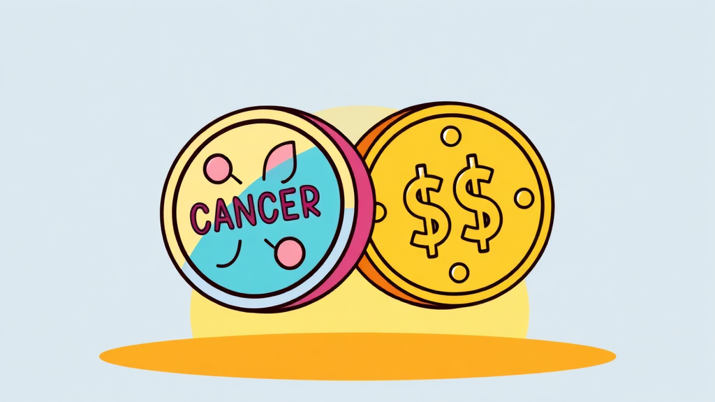 암보험의 기본 구조: 진단비부터 치료비까지 (cartoon 스타일)