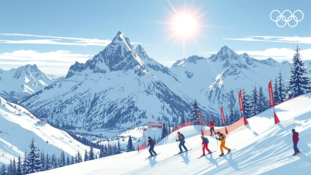 코르티나 담페초: 올림픽 개최 도시 집중 탐구 (illustration 스타일)