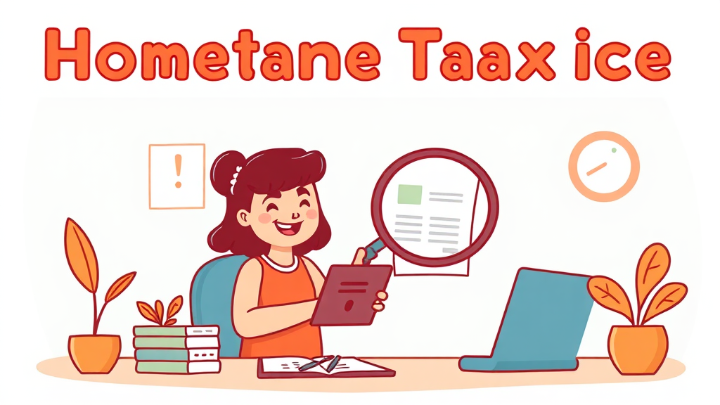 홈택스 간소화 서비스 활용법 (cartoon 스타일)