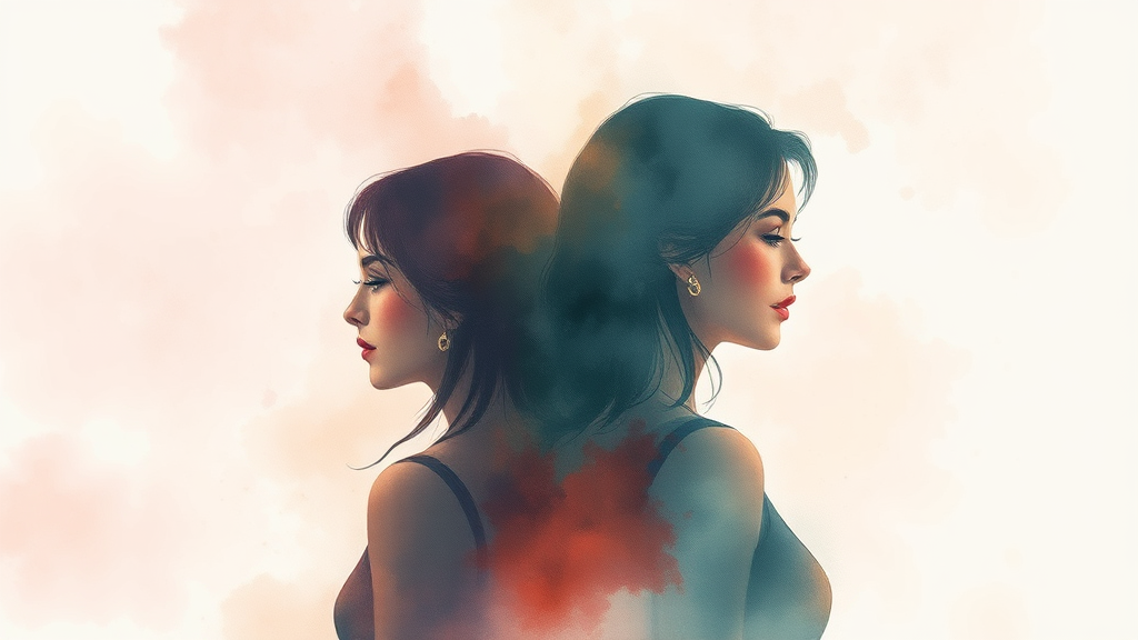 인물별 최후 및 선택 (watercolor 스타일)