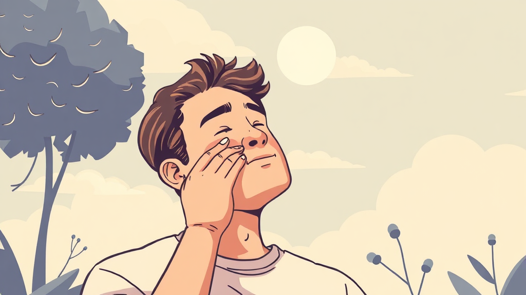 알테오펜: 감기/알레르기 완화제 (illustration 스타일)