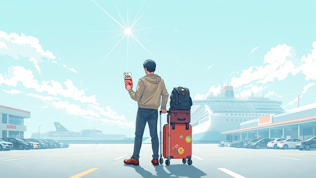 부산항 국제여객터미널, 완벽 이용 꿀팁 (illustration 스타일)