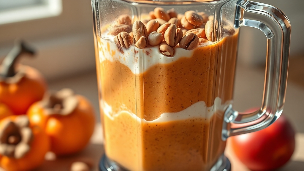 홍시 활용 레시피 (realistic 스타일)