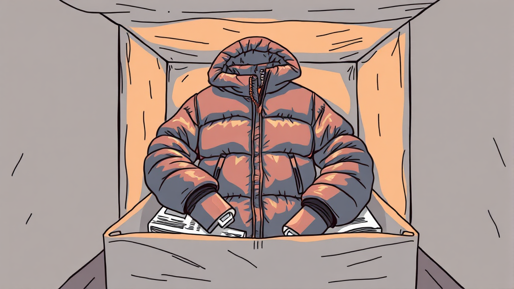 패딩 보관법: 습기, 냄새, 변형 방지 팁 (illustration 스타일)