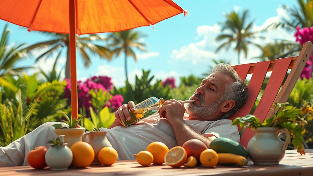 항암 치료 중 발생 가능한 부작용 대처 (realistic 스타일)