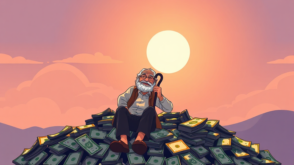 노령연금, 무엇이 다를까? (illustration 스타일)