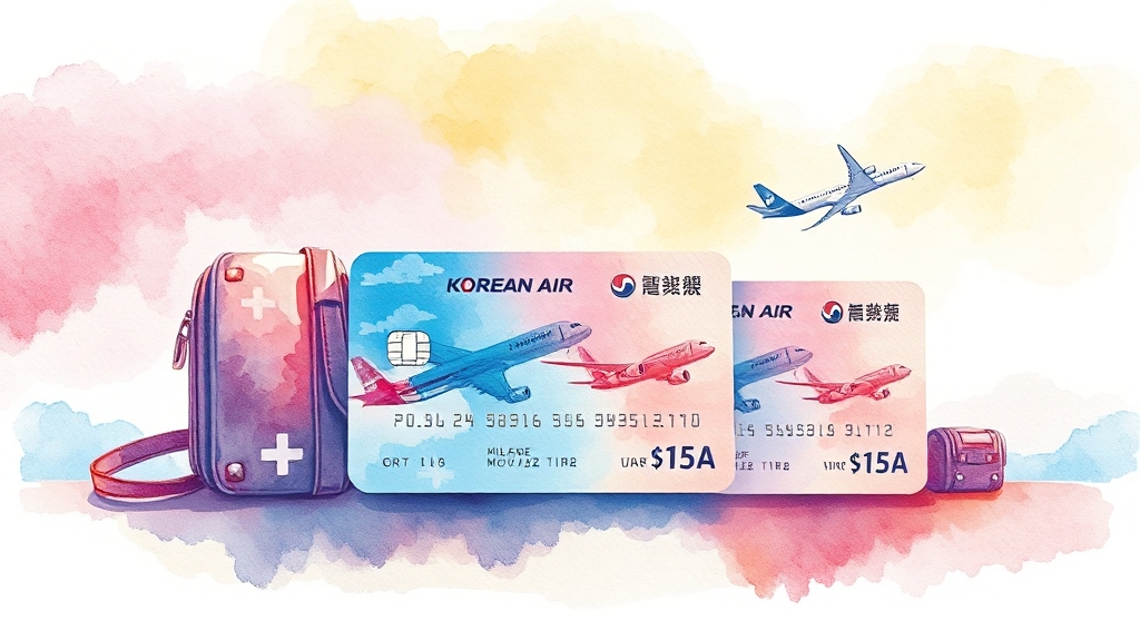 추천 신용카드와 제휴 혜택 비교 (watercolor 스타일)