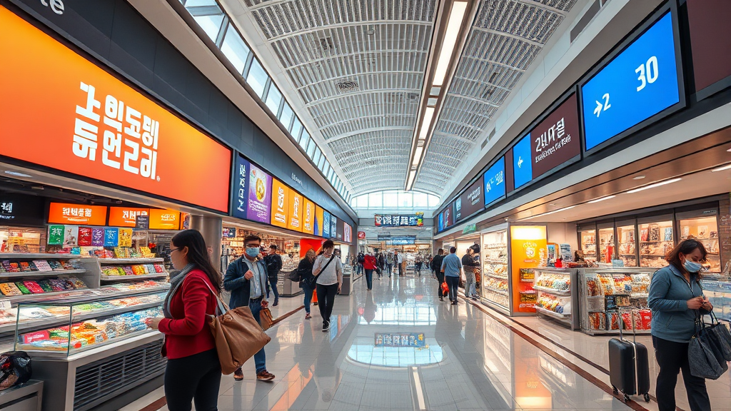 인천공항 면세점 입찰, 달라진 풍경 (realistic 스타일)