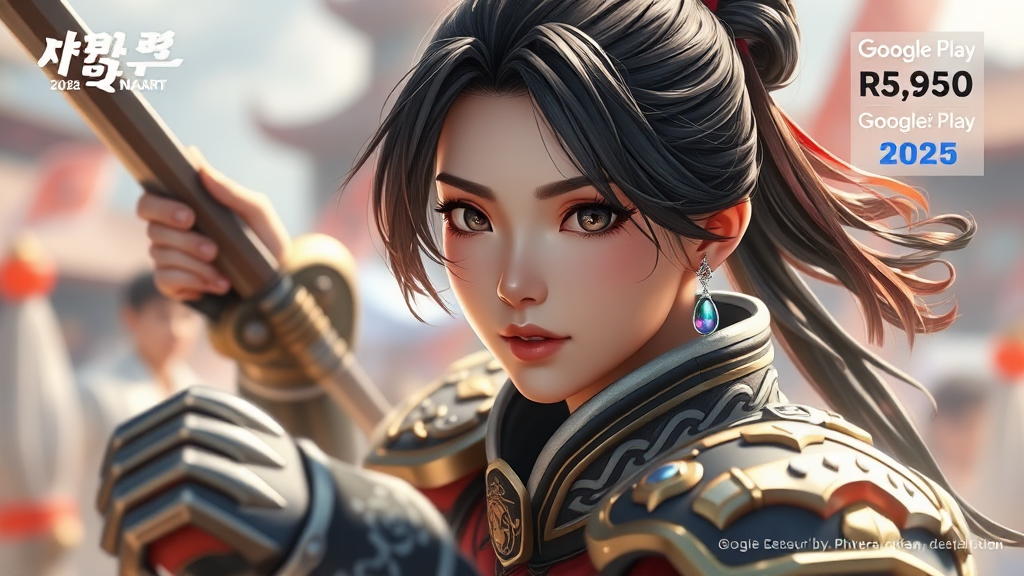 2025 구글플레이 발표 (realistic 스타일)