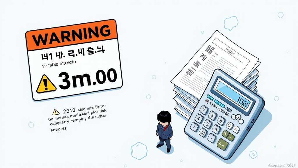 주의사항 체크 (cartoon 스타일)