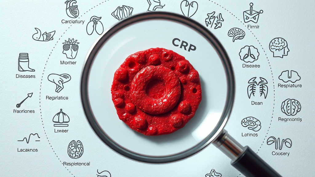 CRP 수치, 왜 중요할까요? (realistic 스타일)