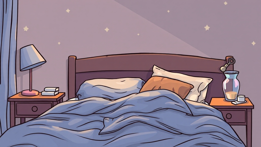 멜라토닌 용량별 효과 비교 (illustration 스타일)