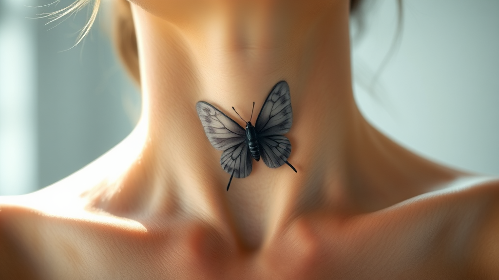 갑상선 결절이란? (realistic 스타일)