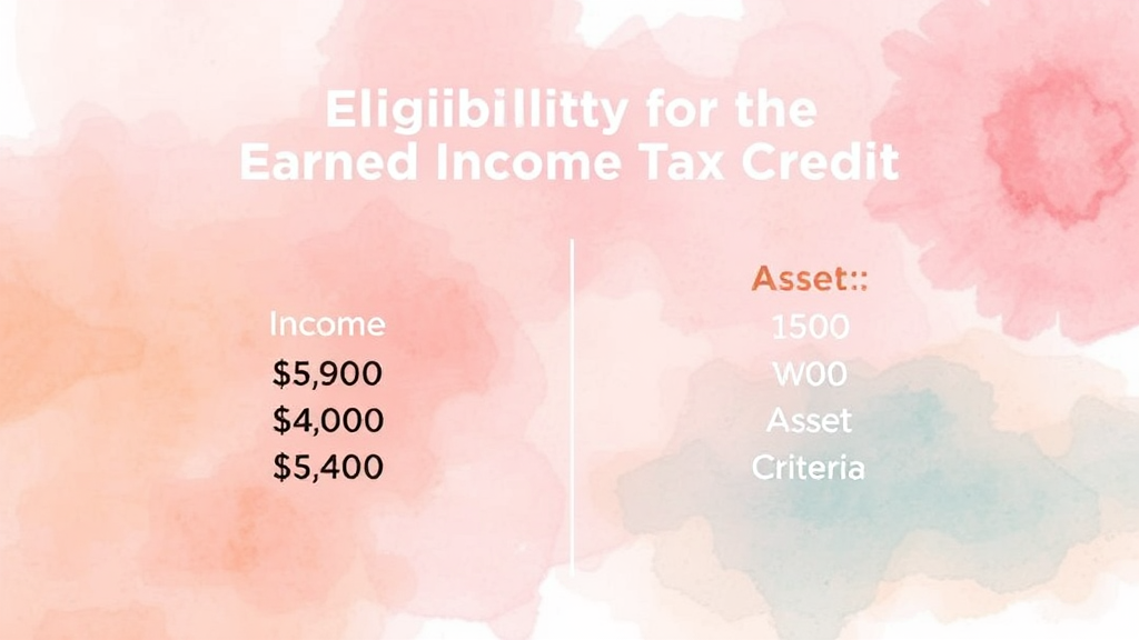 근로장려금 신청 자격: 소득 및 재산 기준 완벽 분석 (watercolor 스타일)