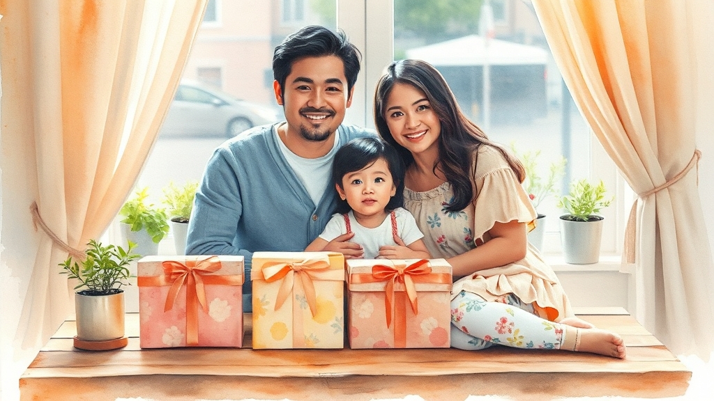 마음을 전하는 감성 맞춤 선물 (watercolor 스타일)