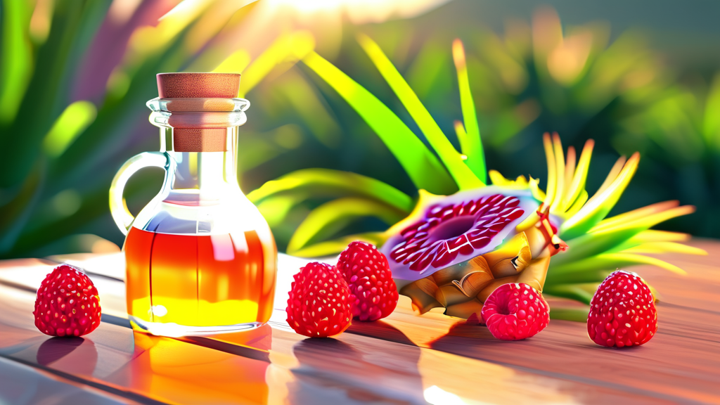 아가베 시럽의 영양학적 특징과 혈당 영향 (realistic 스타일)