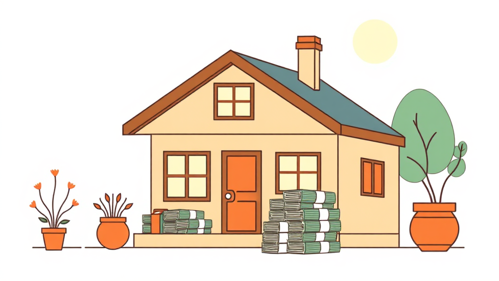 월세 세액공제 한도 및 공제율 정리 (illustration 스타일)